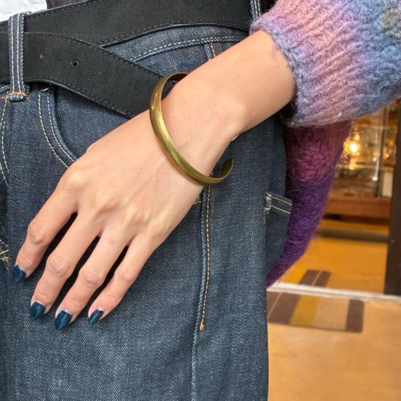 TOPANGA Jewelry Basic Brass Bangle, Basic Brass Bangle, Brass, Simple