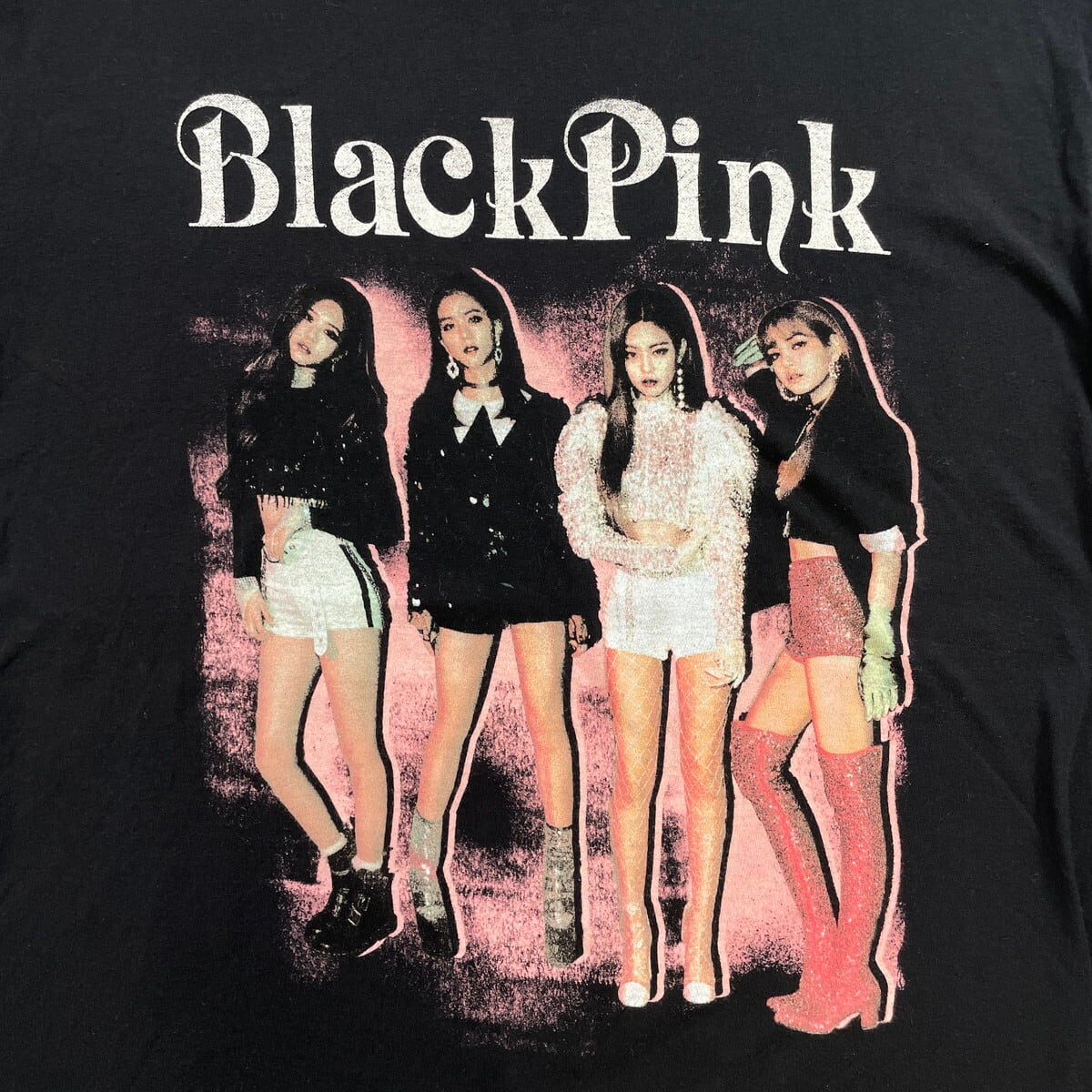 Black Pink ブラックピンク IN YOUR AREA 2019 ツアーTシャツ メンズXL