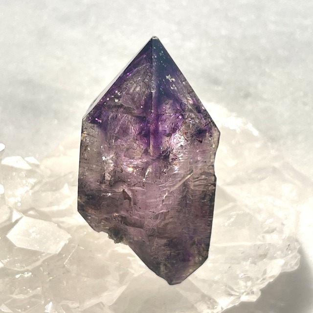 【超美石】【レア】ジンバブエ産　シャンガーンアメジスト（スーパーセブン）　1306