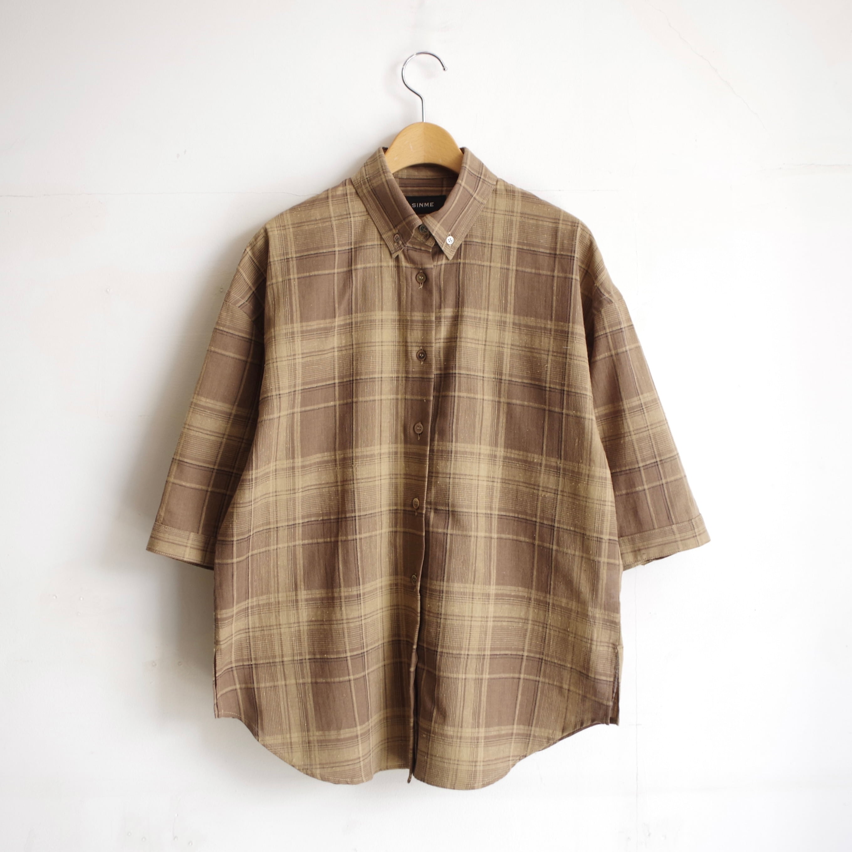 SINME シャツ SINME リネンH/Sシャツ SS14-15 | geep