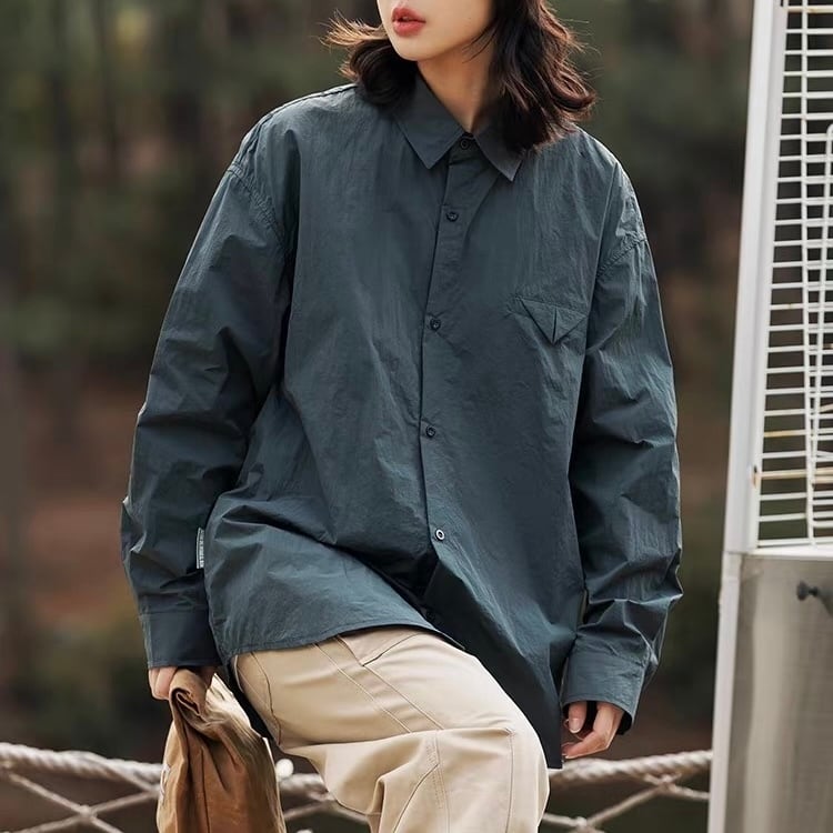 ポケットオーバーサイズワークシャツ J0247