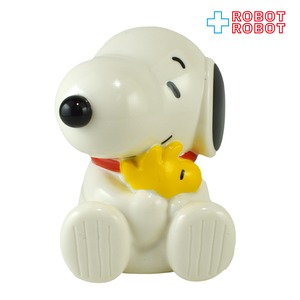 バンダイ ガシャポン ピーナッツミニ貯金箱 スヌーピー＆ウッドストック カプセルフィギュア