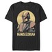 スター・ウォーズ Tシャツ Star Wars The Mandalorian Mando Cell Shade Black