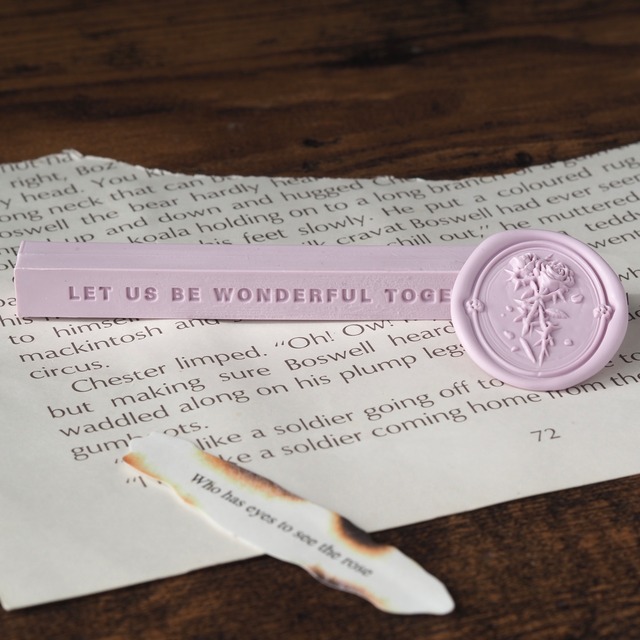 15 コーラルピンク・マットシーリングワックススティック