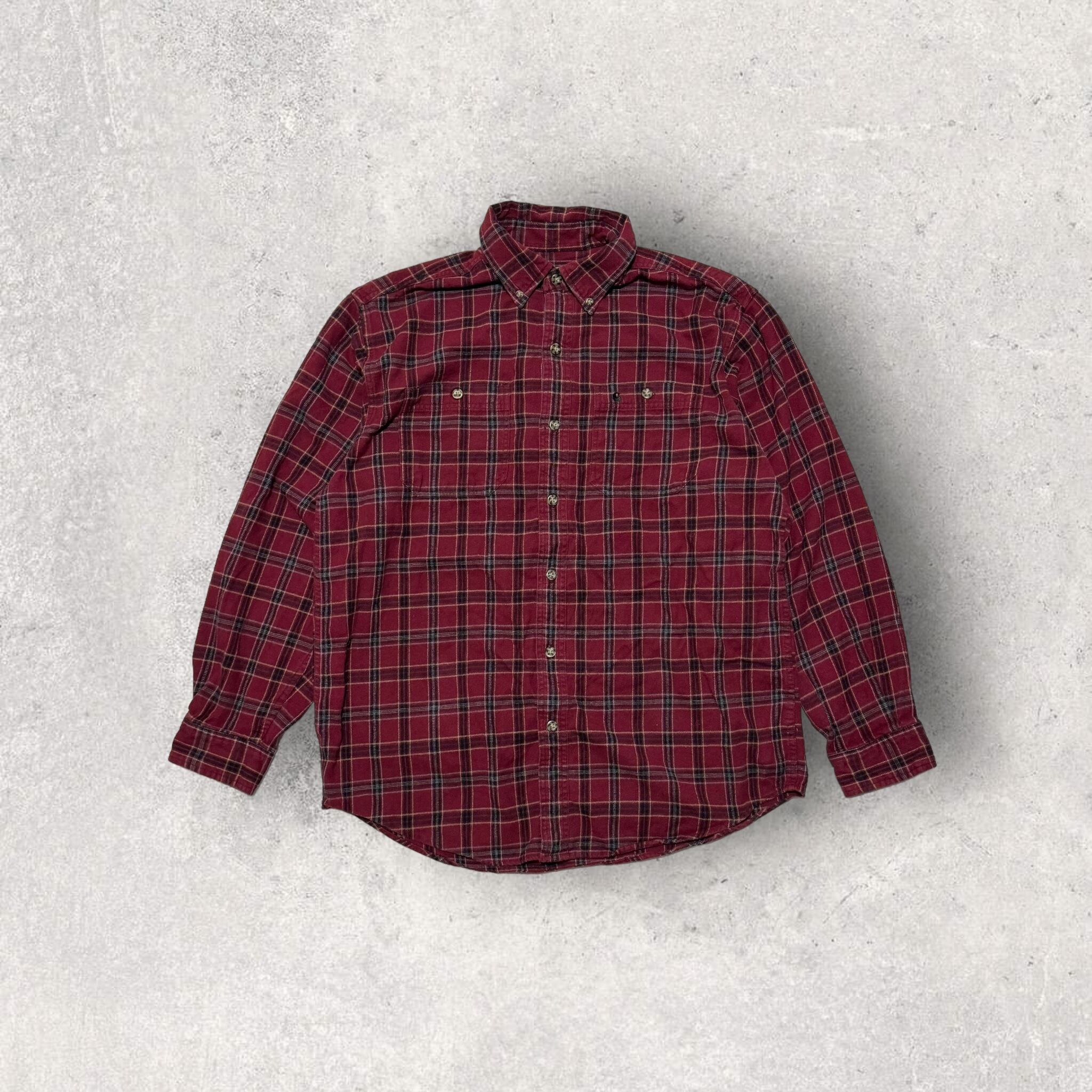 "00's Carhartt" cotton check shirt