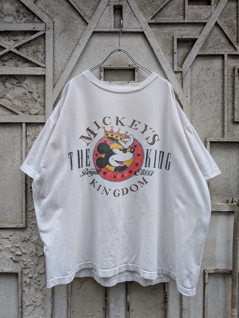 "MICKEY'S KING DOM" print tee