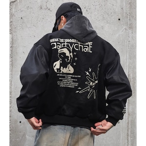 【DRIP3356】F2CE Towel Embroidered Design Stadium Jacket
