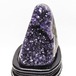 1Kg アメジスト クラスター ウルグアイ産 原石 amethyst 一点物 台座付属 182-8037