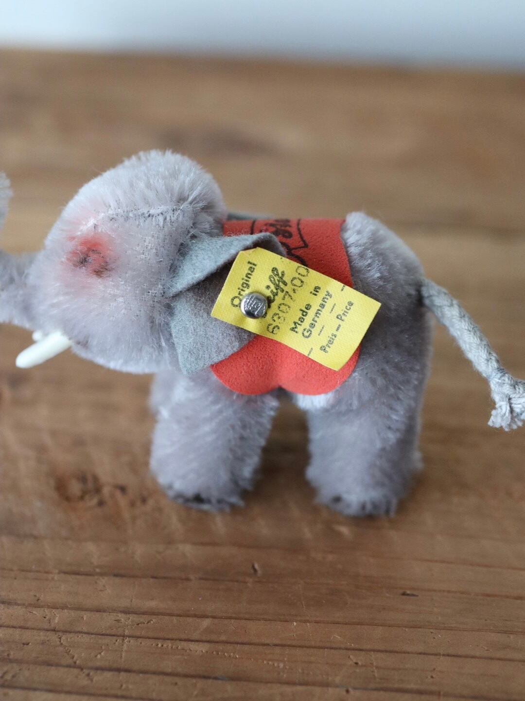 ヴィンテージ シュタイフ ゾウ Steiff Elephant 7㎝ | ぷちアンティーク