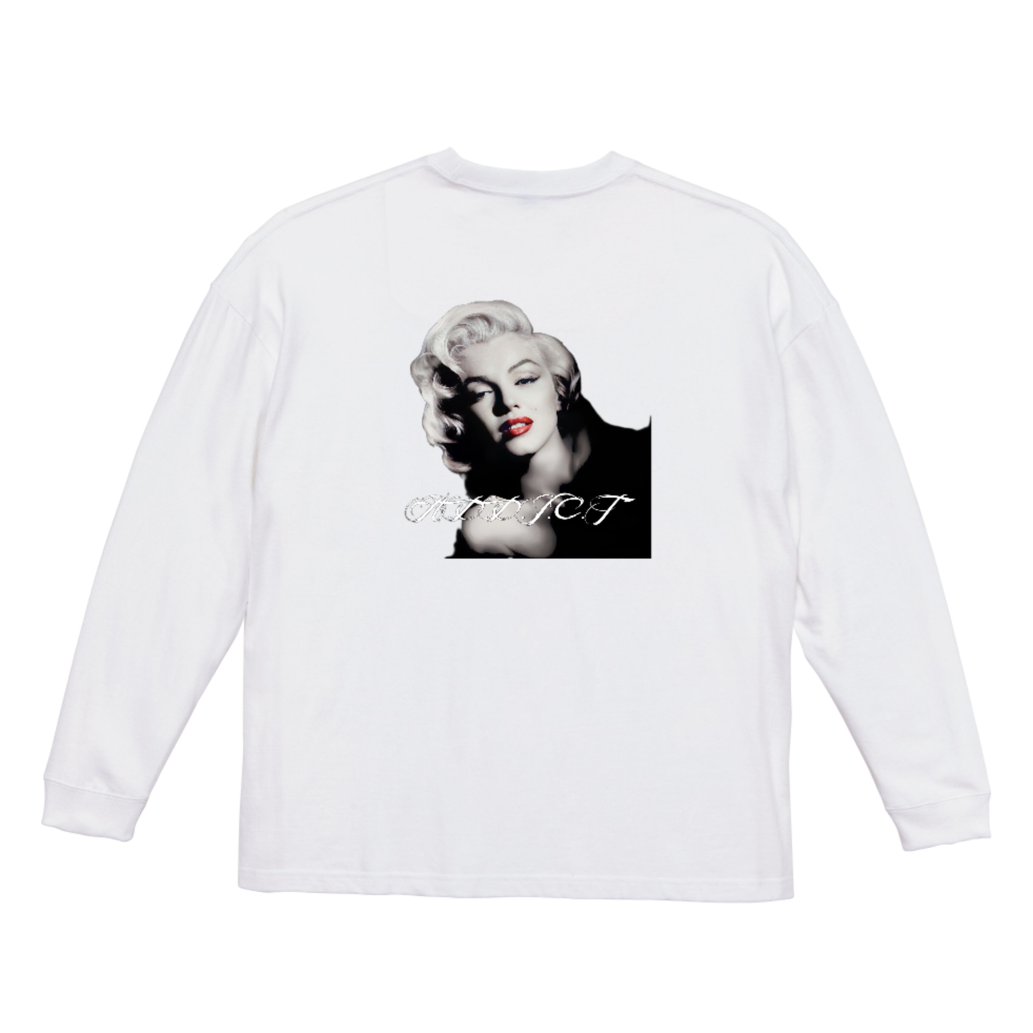Marilyn Monroe Graphic L/S Tee White | A.D.D.I.C.T -Sneakers-
