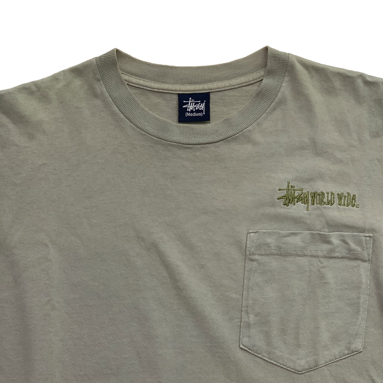 90s-00s Stussy / Embroidered Pocket T-shirt | sporesclothing