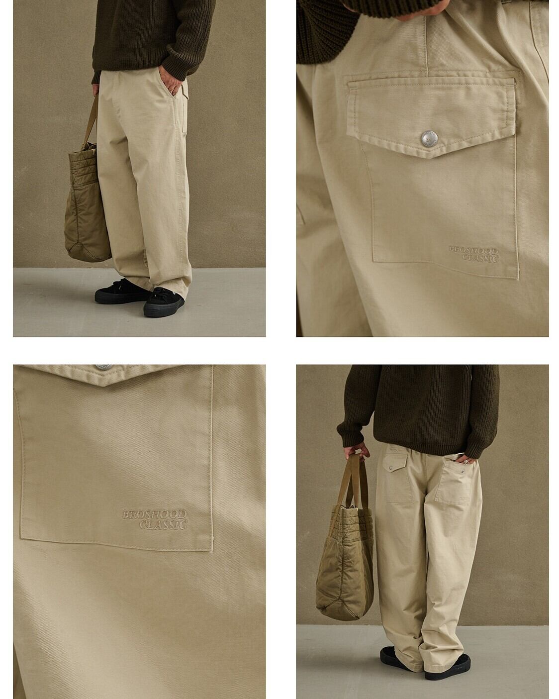 Wide Tapered Full Length Pants x00956 | XPOSE