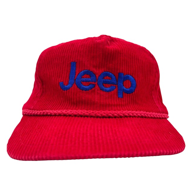 キャップ/帽子】80-90s Jeep（ジープ）ビンテージ コーデュロイ 