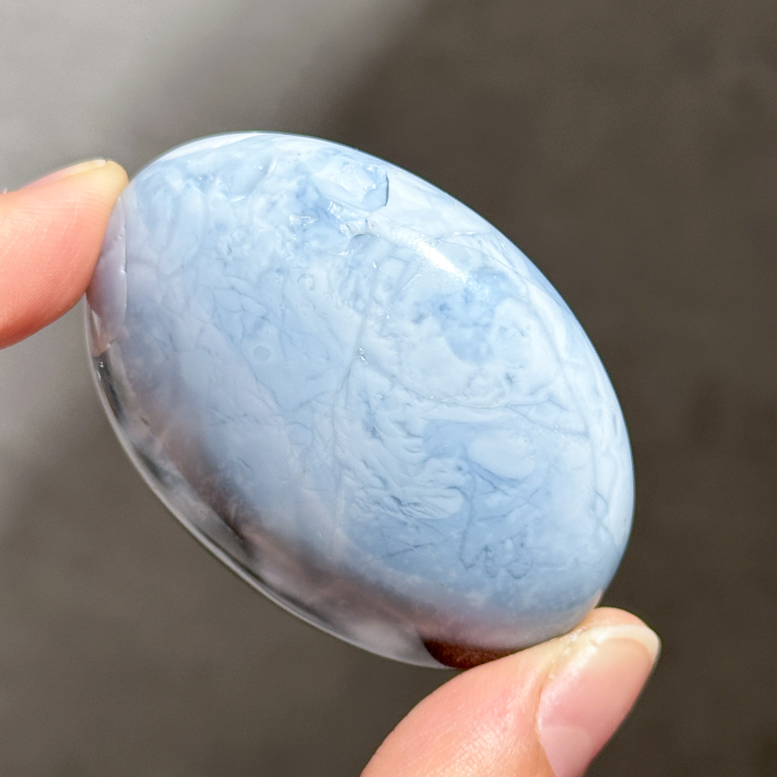 ブルーオパール パーム41◇ Blue Opal ◇ 天然石・鉱物