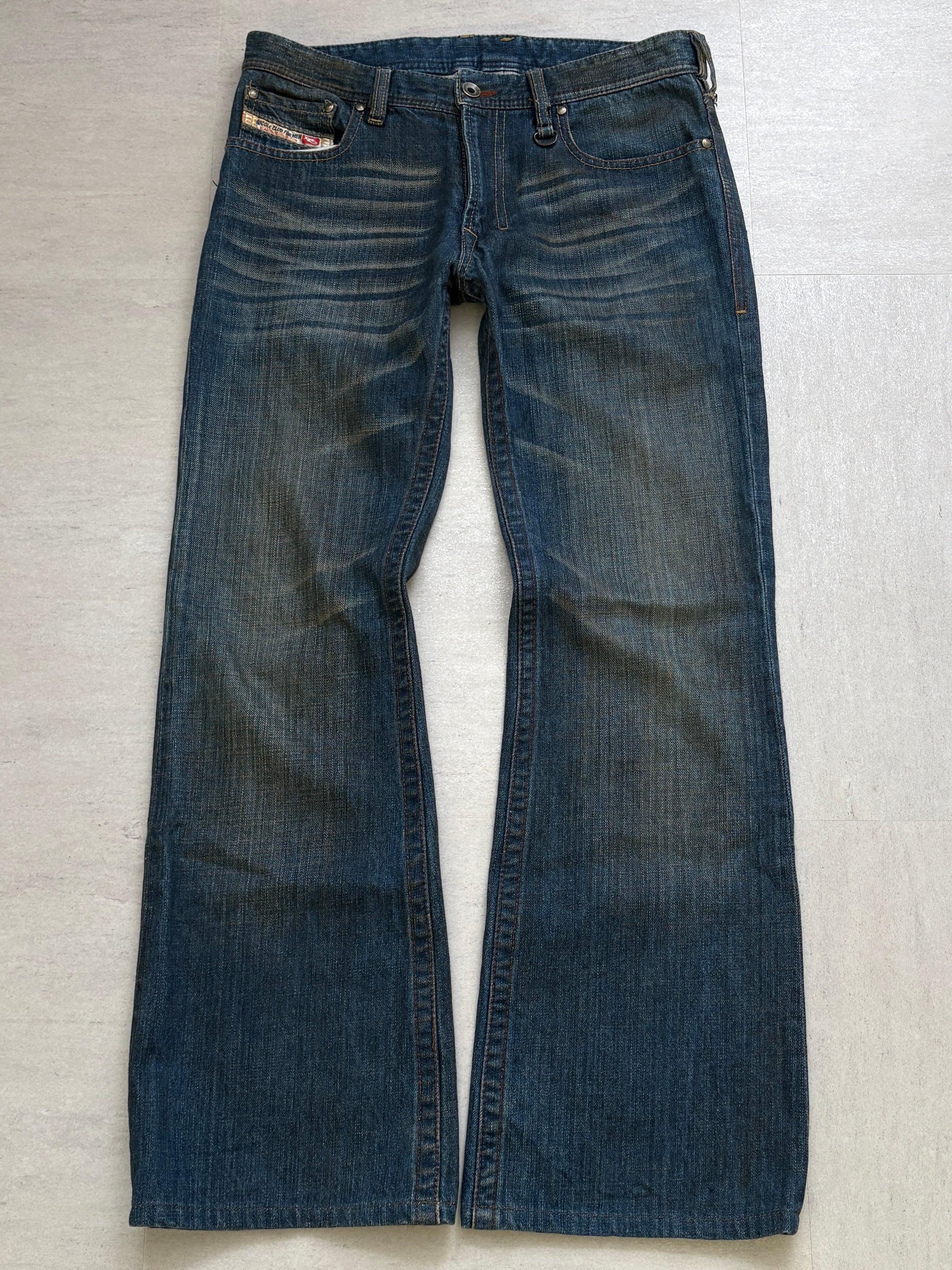 メンズ TRUE RELIGION Stella super t 白ステッチ 28