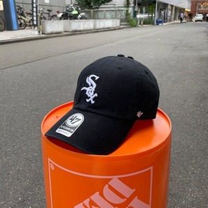 '47 clean up cap "White Sox" : black