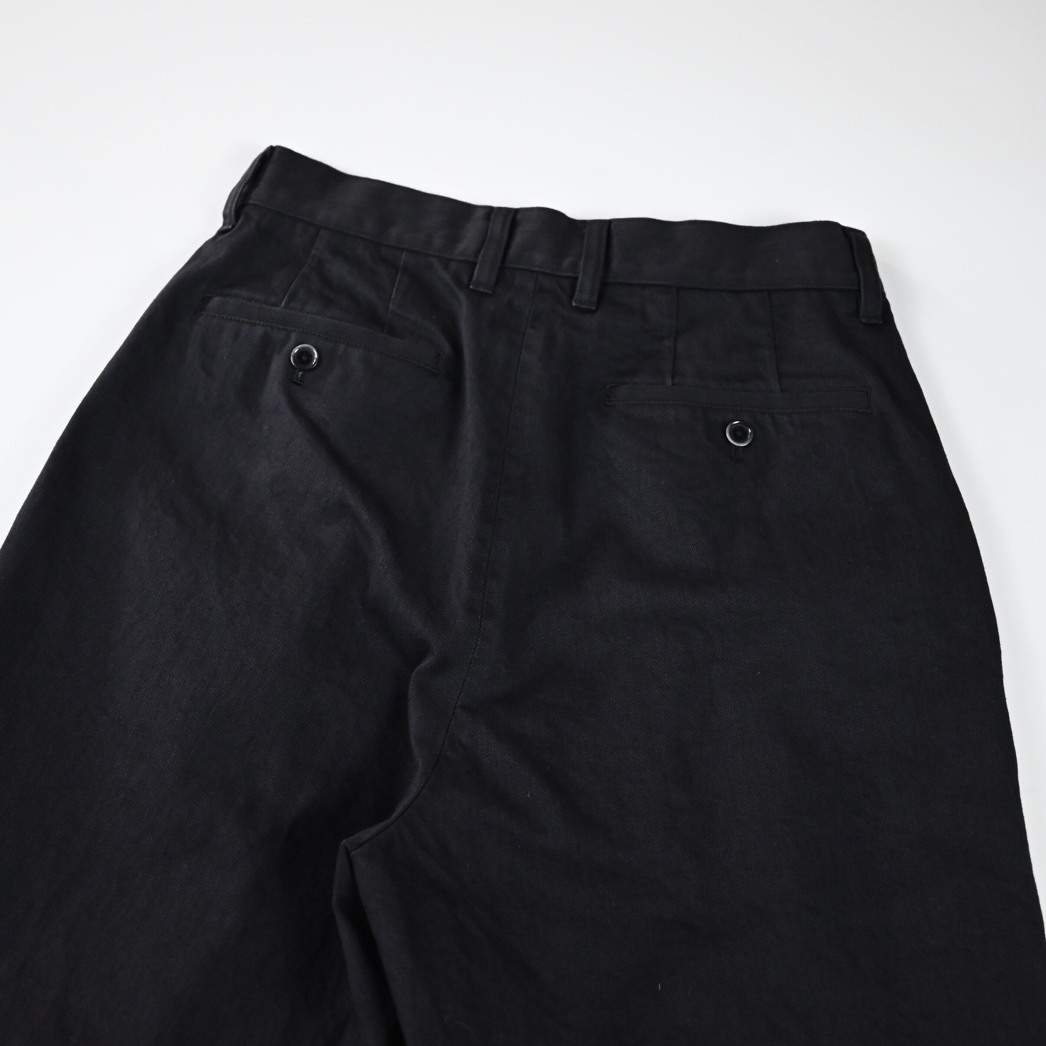 SAYATOMO / 2-Tack Cutoff Wide Denim Pants | GANKO