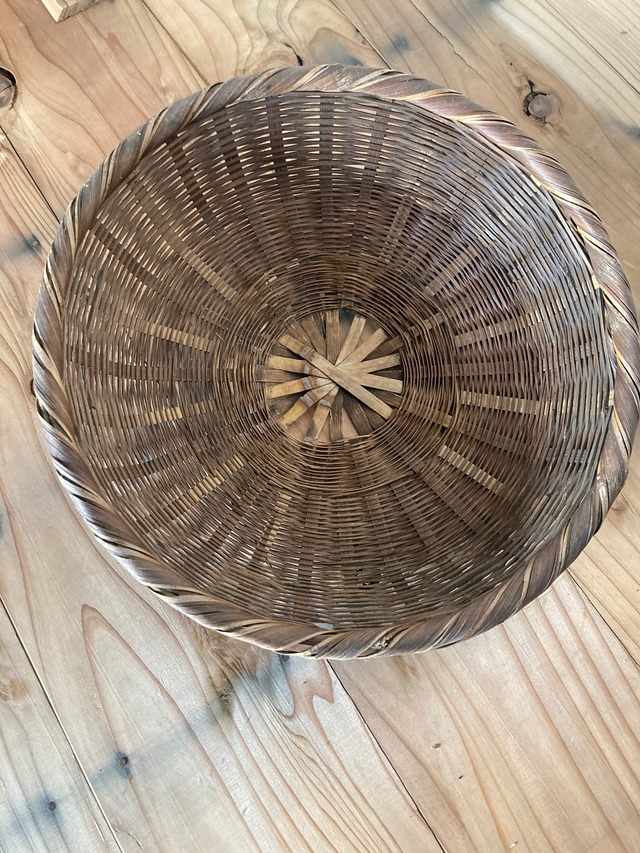 SALE/ヴィンテージの竹籠