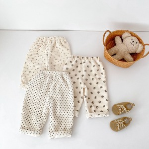 【BABY&KID】コーデュロイクマ柄パンツ