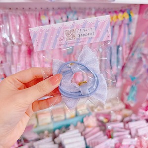 【C5】86-9ギンガムチェックツインヘアゴム