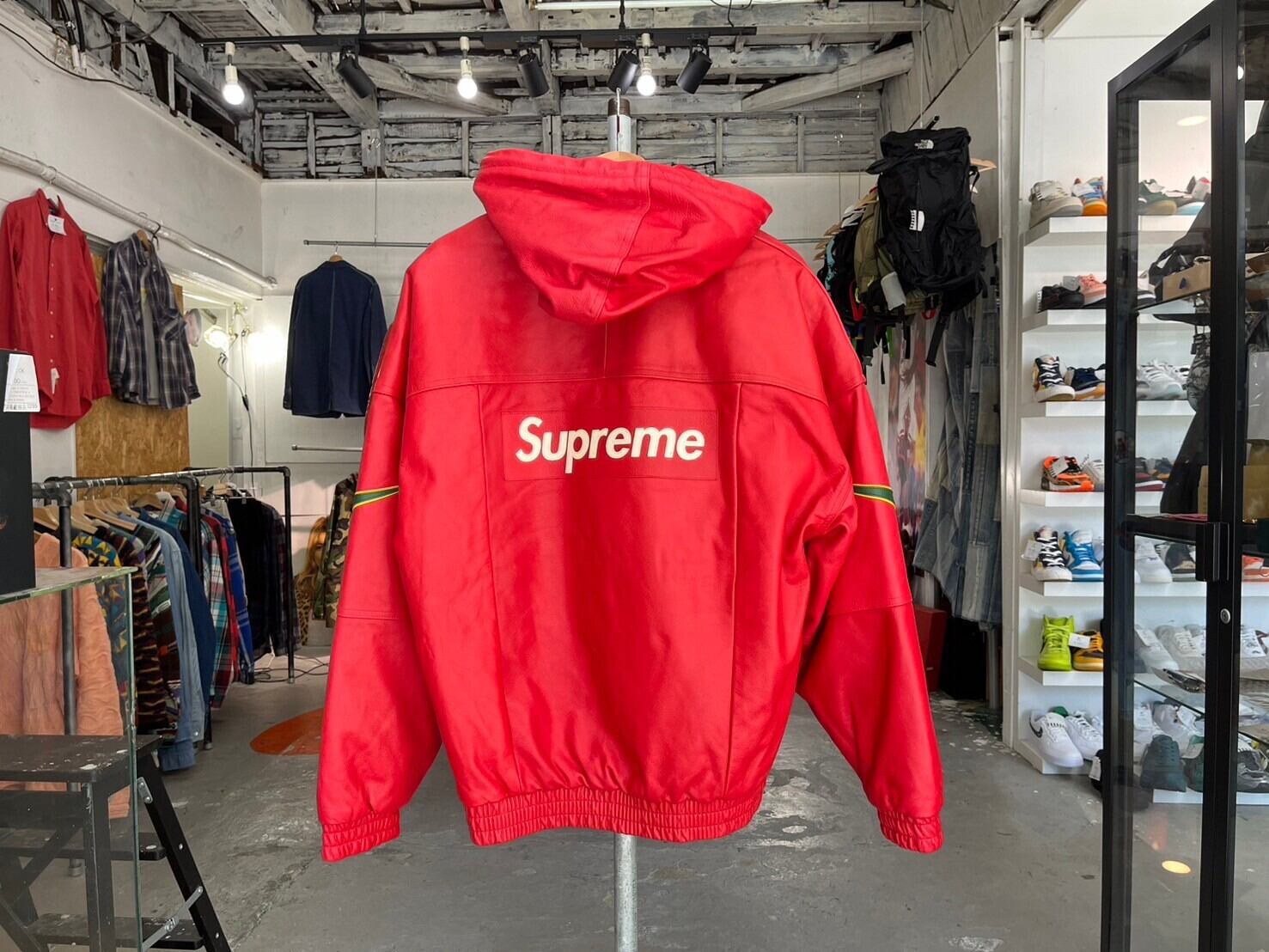 Supreme 18AW/Leather Anorak 夏セール 【公式通販】