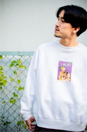 4.5TATAMI Big Silhouette Sweat white