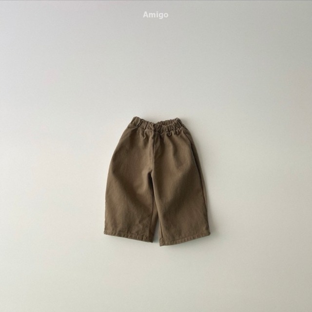 予約⌇Amigo / basic cotton pants
