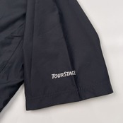TOURSTAGE ツアーステージ ハーフジップ 半袖 プルオーバー ウインドブレーカー ジャケット サイズ LL /メンズ/ゴルフ/ブラック
