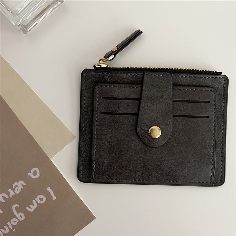 ミニ財布 コインケース ブラック 黒 ハート カードケース 韓国 新品 通販