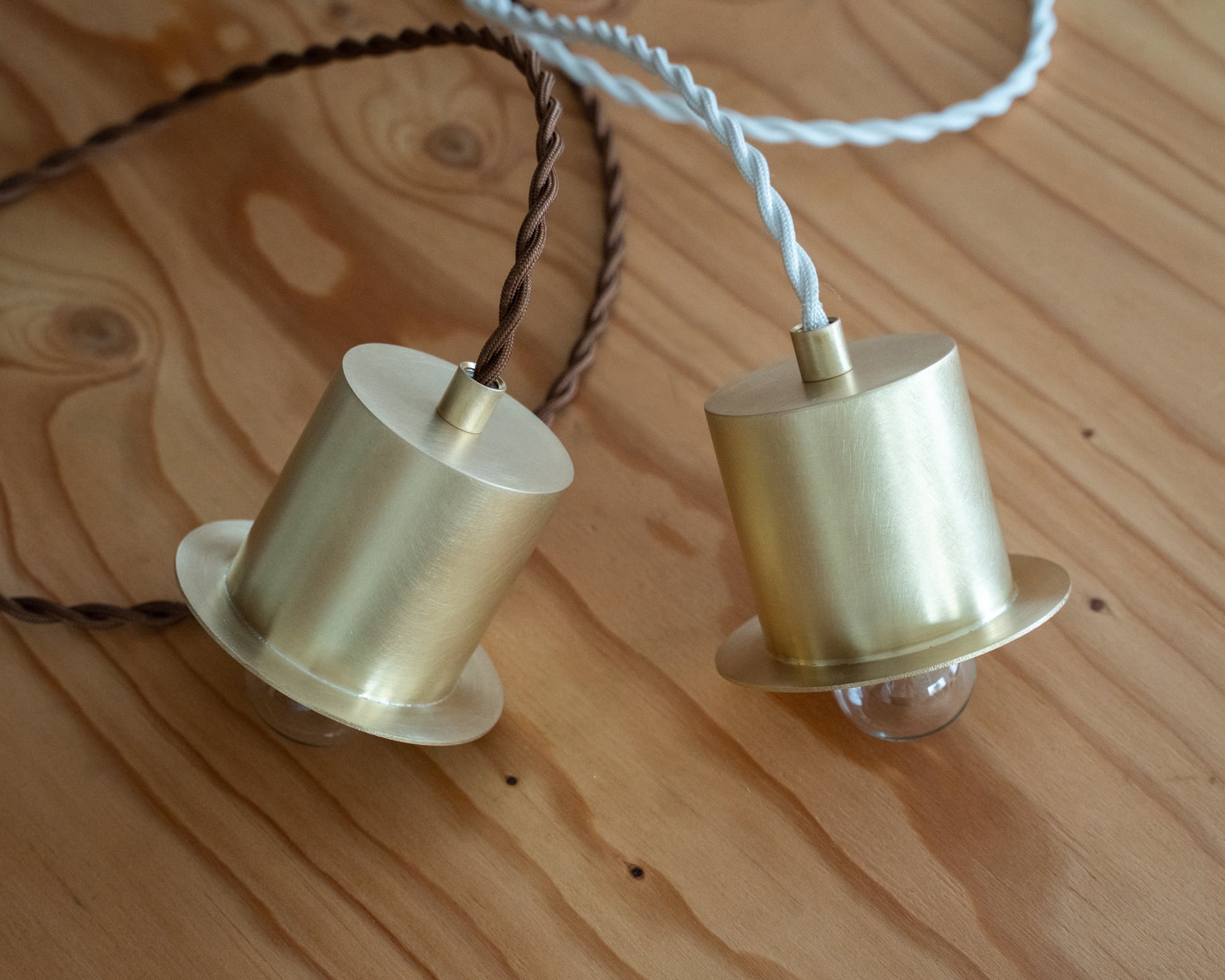 受注製作】ペンダントランプE17 ＜キャノチェ85＞ / 真鍮 pendant lamp