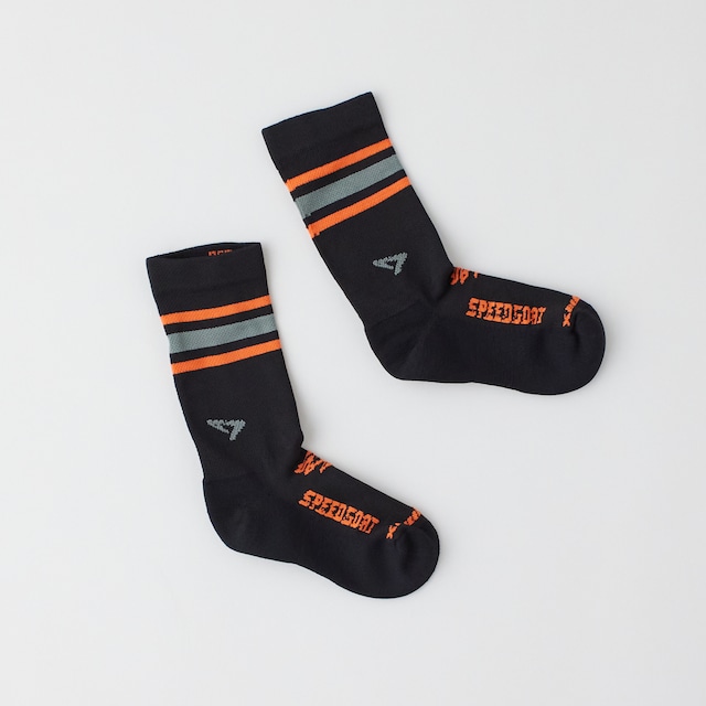 drymax ドライマックス LiteTrail RUNNING ライト・トレイル・ラン（Crew）Black/Foliage Green/Orange-speed goat-