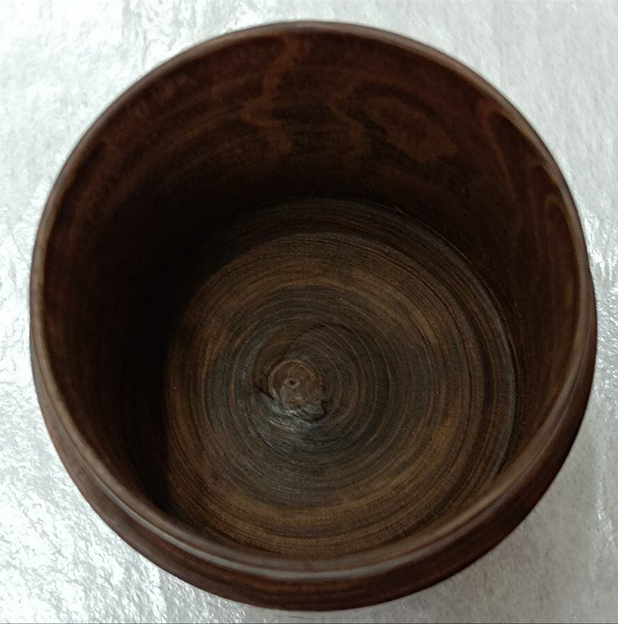 煎茶道具アンティーク布巾入れ木彫り