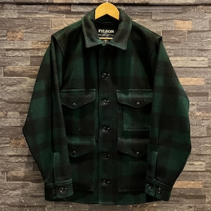 FILSON WOOL MACKINAW JACKET GREEN