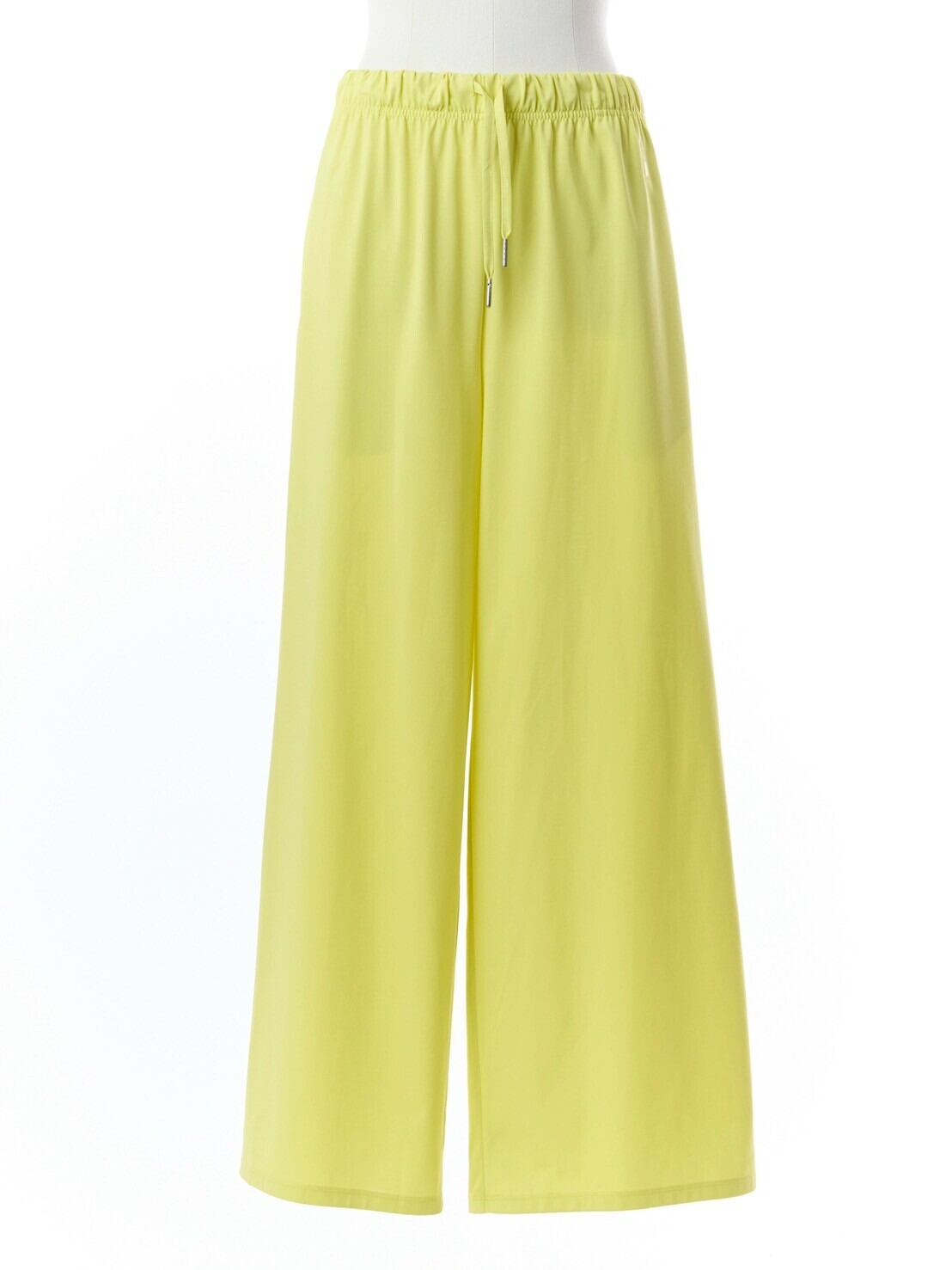ギャザーワイドパンツ(イエロー)