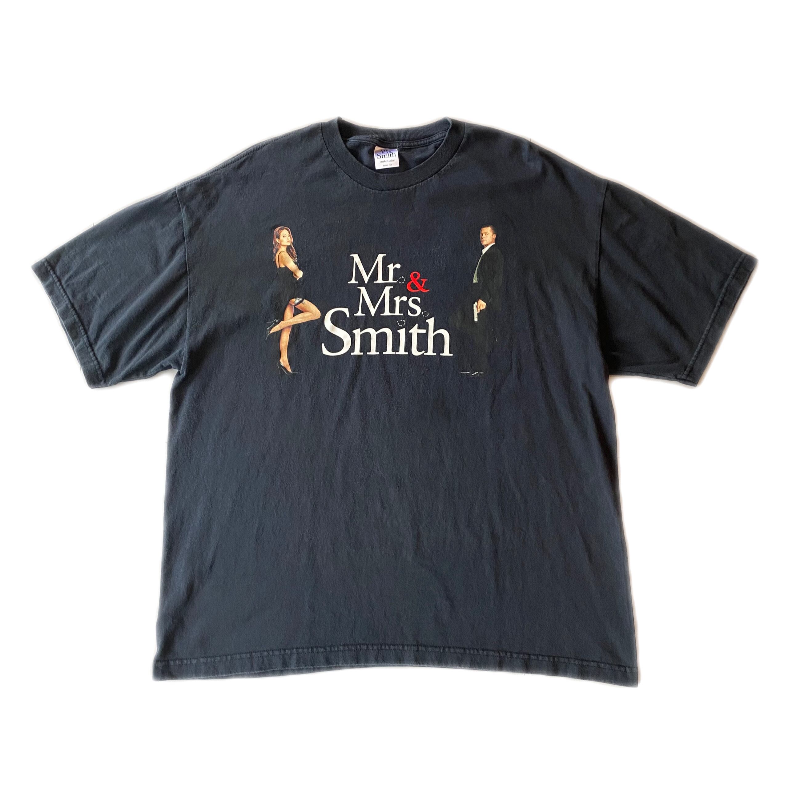 00sヴィンテージMr. & Mrs. Smith Tシャツ XL Yahoo!オークション - Mr&Mrs Smith Vintage Movie Tee ファイト