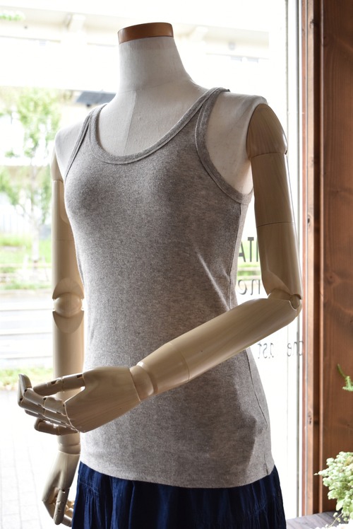 TICCA(ティッカ) 26A/W ヤクコットンタンクトップ<beige>
