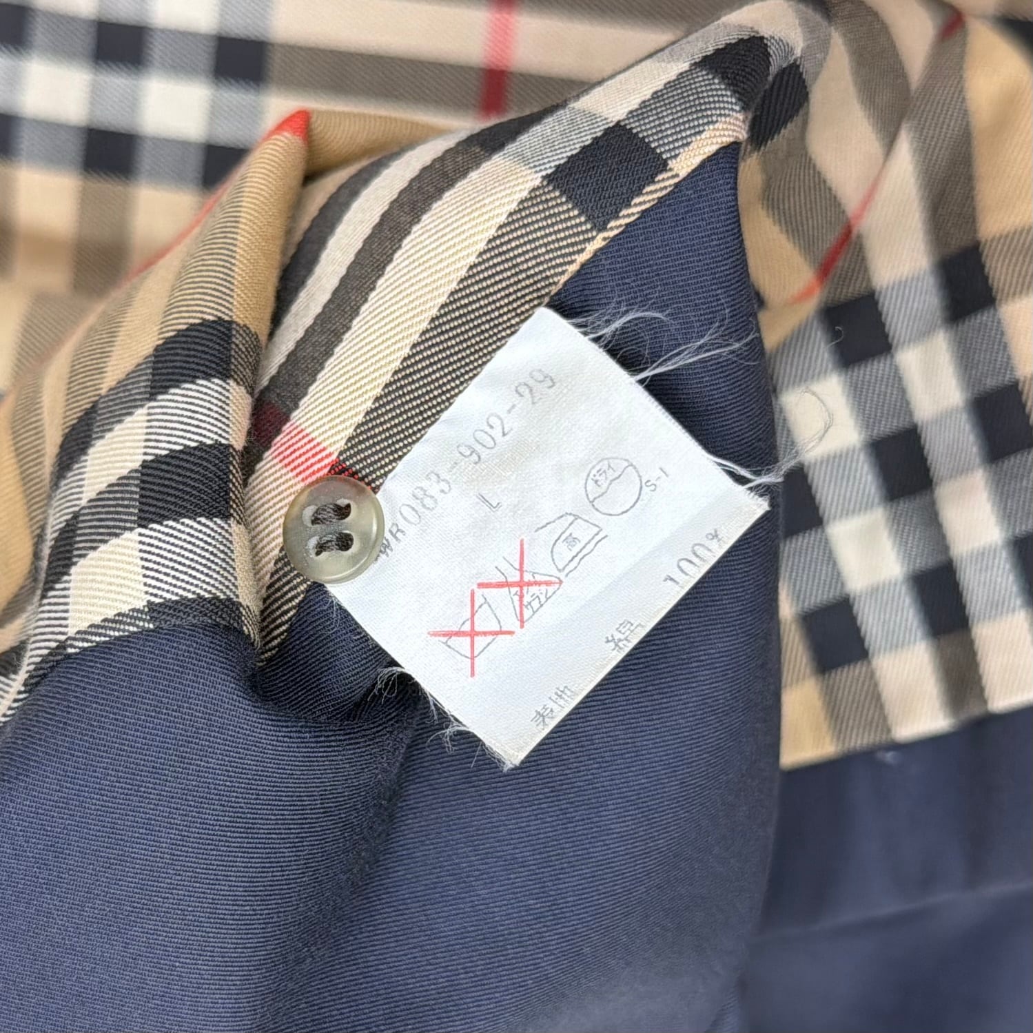 BURBERRYS】TRENCH COAT バーバリー トレンチコートネイビー | no pain