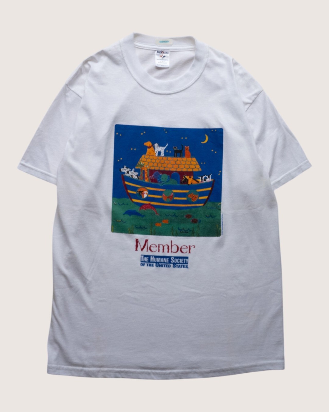 【古着】動物保護団体・ノアの方舟Tシャツ - 6