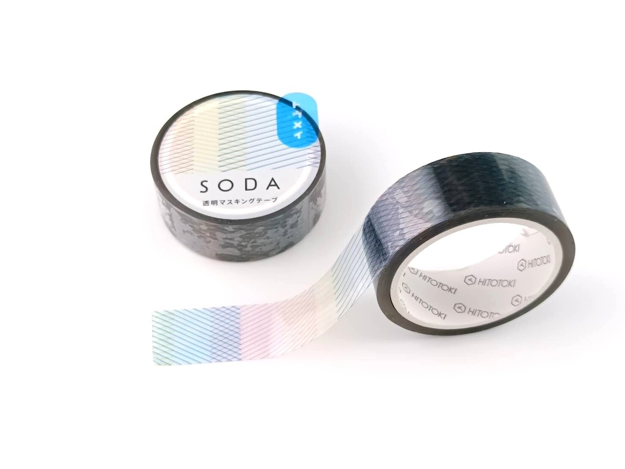 透明マスキングテープSODA　カタチ/プリズム/コレック/ウララカ