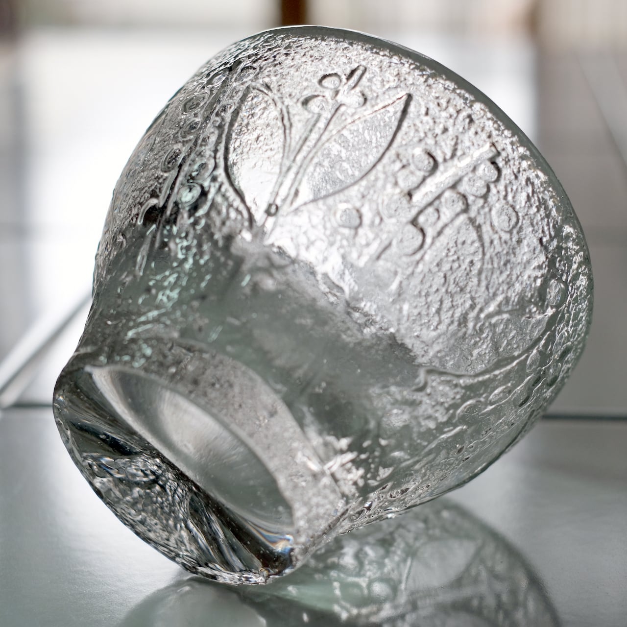 Pukeberg プケベルグ  アートガラス 花瓶 Gunne Brands プーケベリ Pukeberg ［flower glass bowl］ | TORi loppis