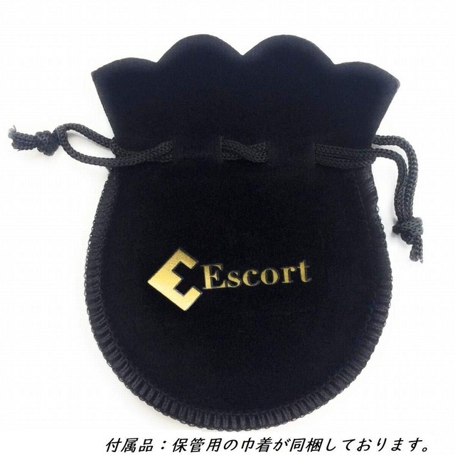 【新着商品】[エスコート] サージカルステンレス 316L 各種カラー シンプル 細身 リング アレルギー対応 サイズ (シルバー, 9)