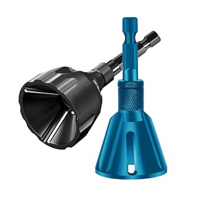 【新着特価】KEWAYO 2本入 バリ取りツール バリ取り 面取りビット ドリル用面取り 全ネジ バリ取りとネジ研削 黒色3-20mm 青色3-25mm