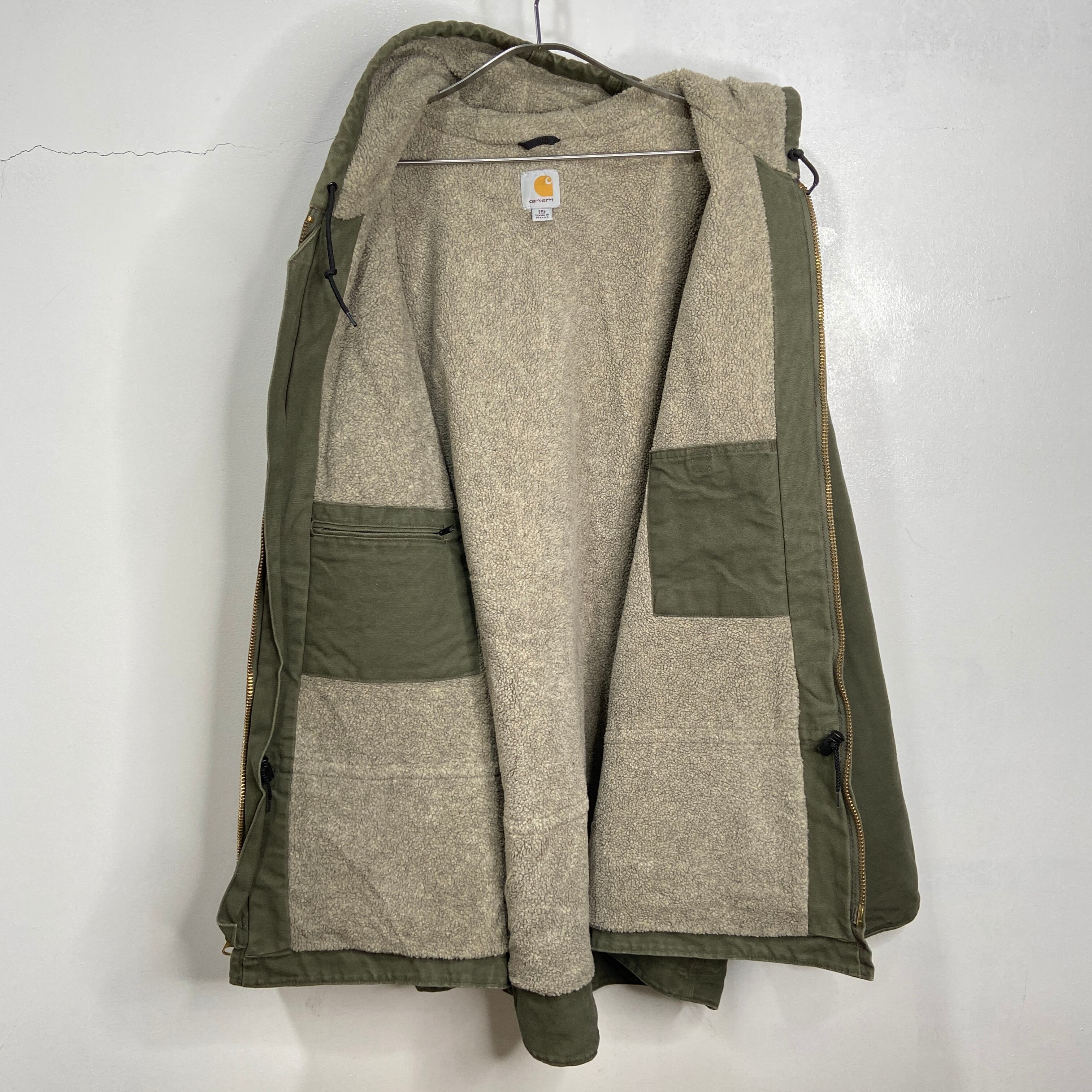 希少　carhartt 裏地ボア　トラディショナルコート　4XL ビッグサイズ