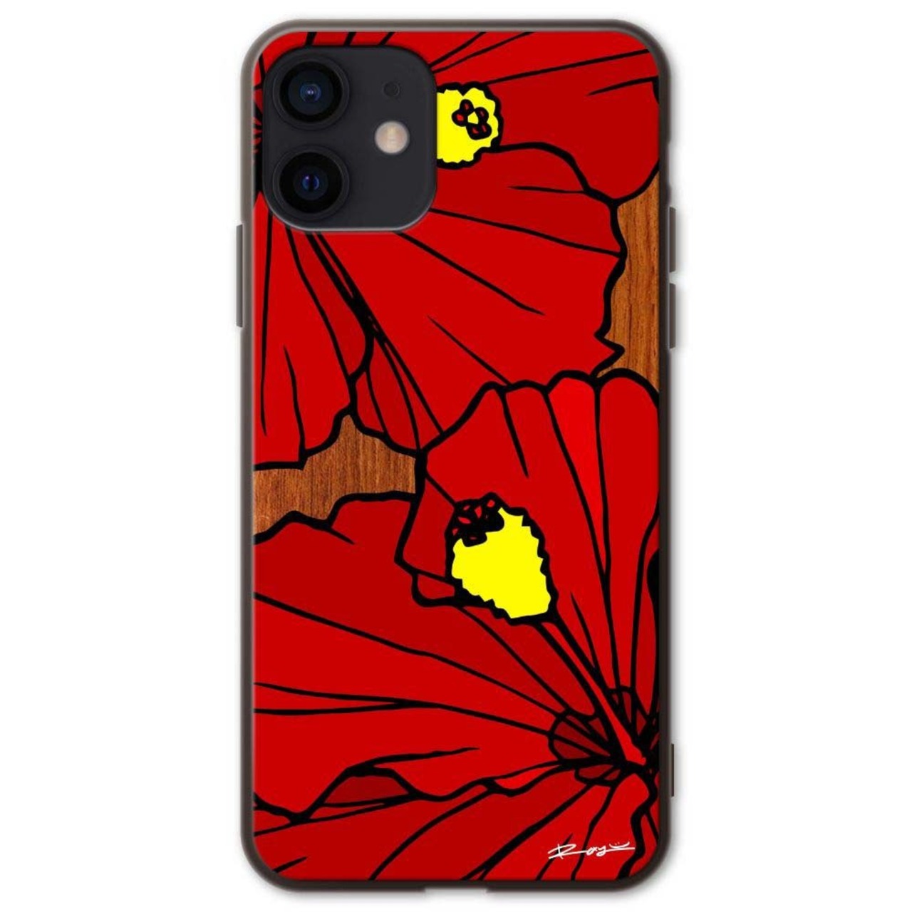 MALAMA Art&Design/Roxy ウッド スマホケース【Mature】