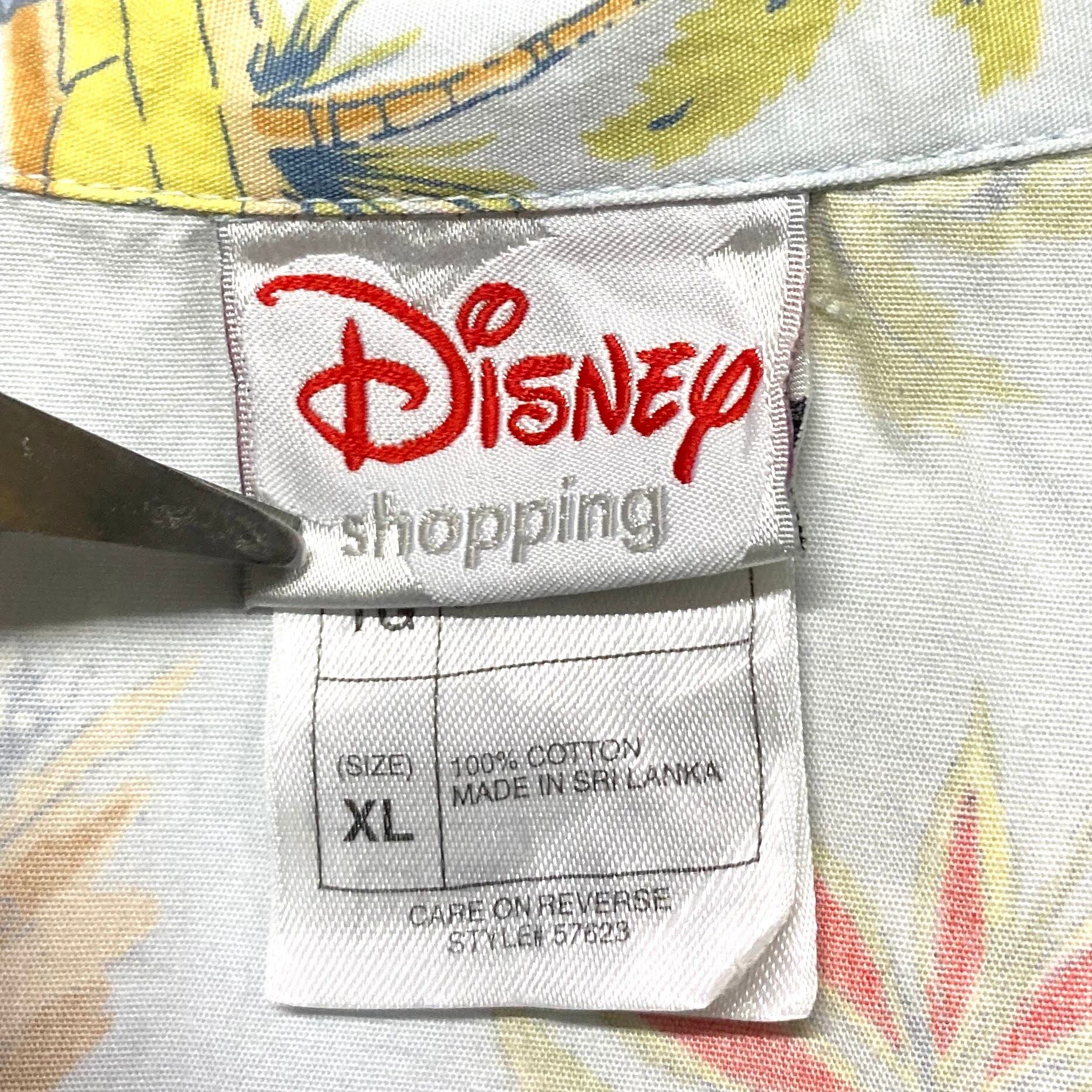 最終価格！Disney ディズニー　アロハシャツ　開襟シャツ　ハーフパンツ