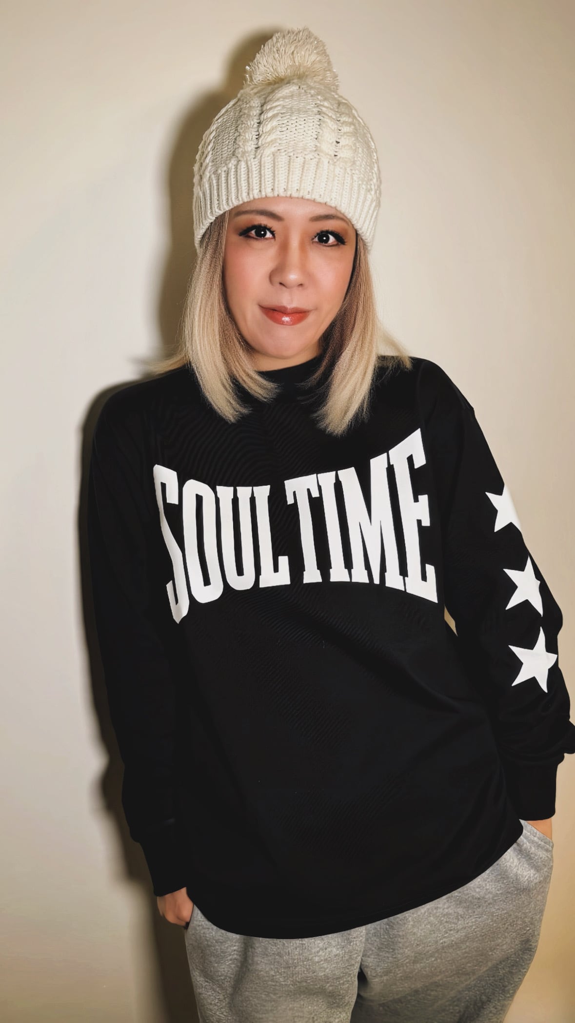 SOUL TIME 長袖Tシャツ ブラック | INTERMASS RECORDS
