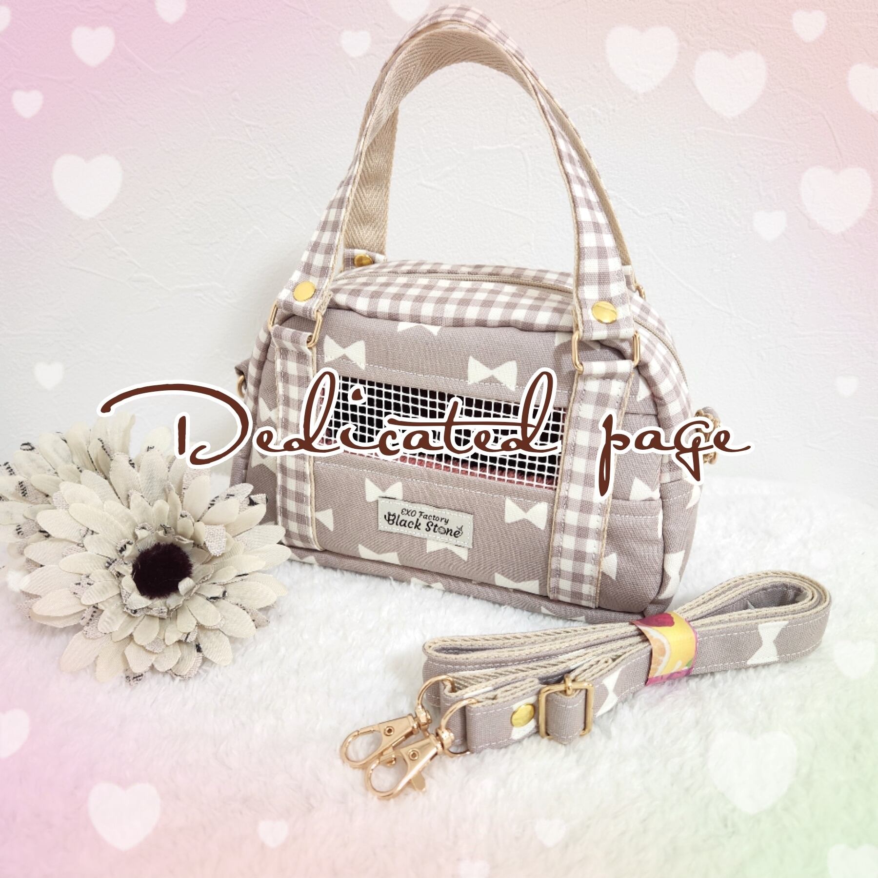 お客様専用ページ☘モモンガバッグ/サークル型お出かけポーチ