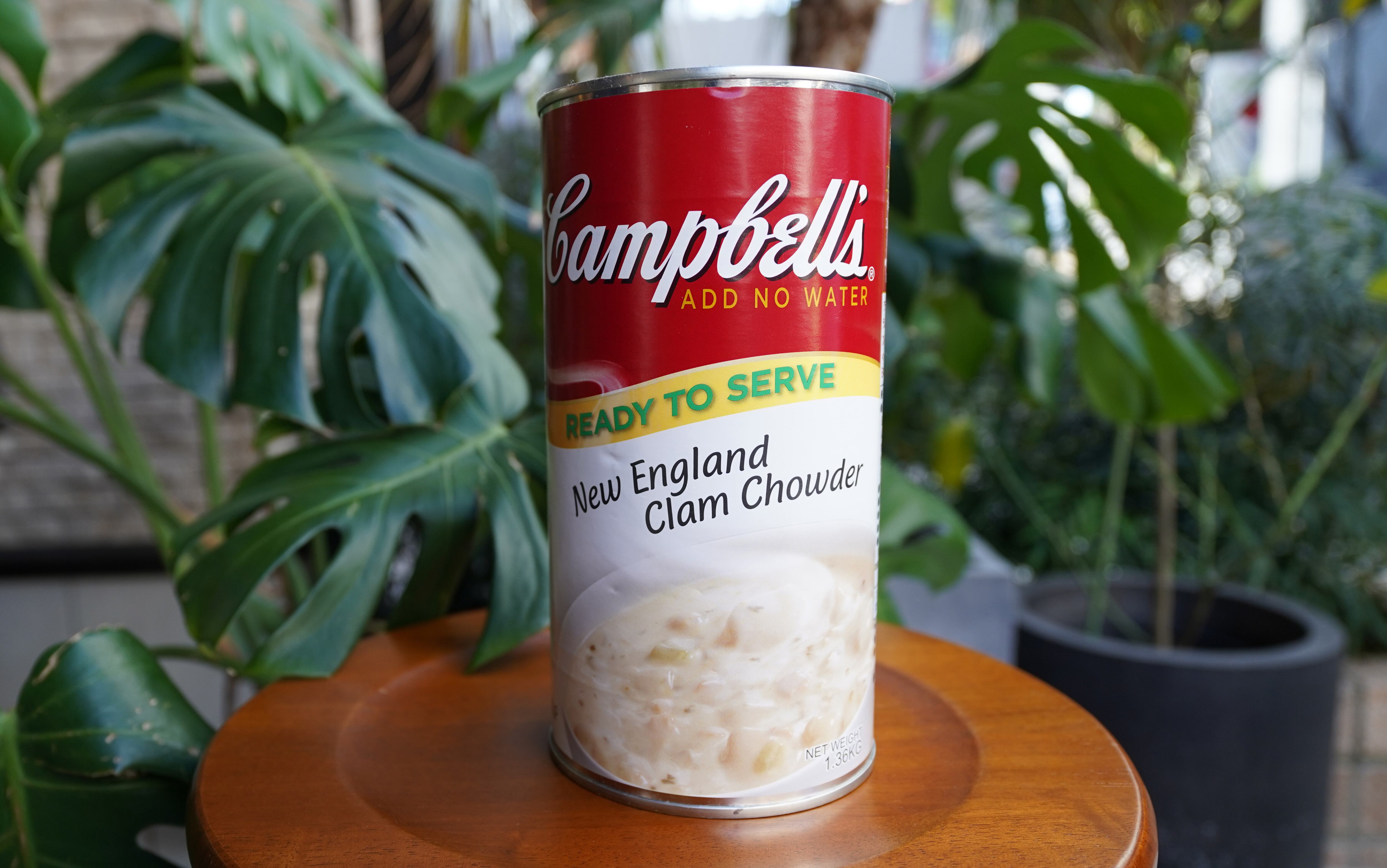 キャンベルクラムチャウダー1缶