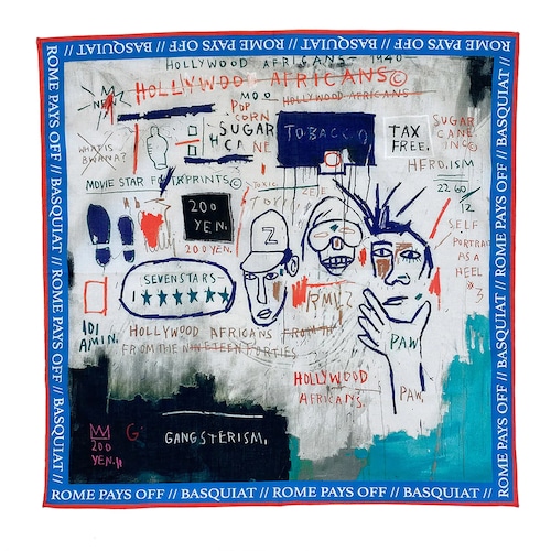 Basquiat "Hollywood Africans" Bandana