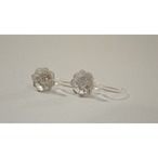 Anemone Silver Clip-on Earrings